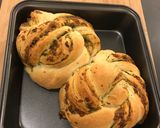 A picture of step 6 of Pesto Bread.