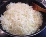 A picture of step 2 of Caramelized Onions.