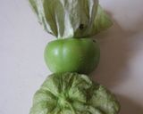 A picture of step 1 of Salsa Verde (Green Salsa).