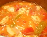 A picture of step 13 of Chicken & veggie curry with spices (Chicken Jalfrezi) ☺.