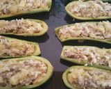 Foto del paso 6 de la receta: Zapallitos rellenos al horno (zucchini)