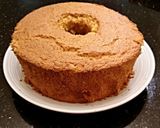A picture of step 9 of Carrot Chiffon Cake with Cinnamon Cream Cheese Glaze.