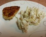 A picture of step 7 of Chicken Kiev.