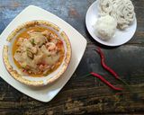 Foto langkah ke 3 dari resep Gulai rebung pedas.