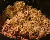 A picture of step 2 of Slow Cooker Hawaiian BBQ Pork Tacos.