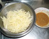 A picture of step 2 of Stir Fried Pork and Potatoes with Miso Butter.