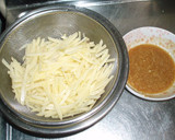 A picture of step 2 of Stir Fried Pork and Potatoes with Miso Butter.