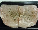 A picture of step 2 of Sautéed Swordfish with Rosemary.