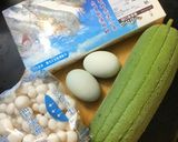 黃金鮮蝦絲瓜湯的食譜步驟1照片