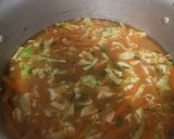 A picture of step 3 of Hot & sour soup.