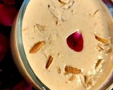 A picture of step 1 of Rice kesar kheer.