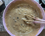 Foto del paso 3 de la receta: Budín saludable de arándanos y vainilla 💜
