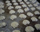 A picture of step 3 of Tofu and Miso Spritz Cookies.