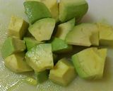 A picture of step 3 of Simple & Delicious Avocado with Wasabi.