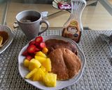 Foto del paso 6 de la receta: Panqueques de Plátano con Fruta Fresca