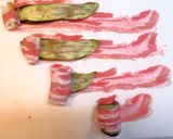 A picture of step 6 of Pork and Eggplant Layered Roll-ups.