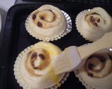 A picture of step 9 of Cinnamon Almond Cream Bread Rolls.