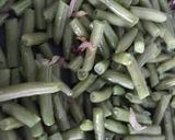 Foto del paso 2 de la receta Nido de judías verdes con revuelto de setas