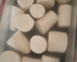Foto langkah ke 1 dari resep Singkong Thailand (Thai Cassava with Coconut Sauce).