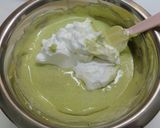 A picture of step 12 of Oil-free Green Tea Chiffon Cake.