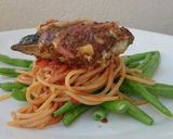 A picture of step 3 of Spaghetti In Whole Grain Mustard Sauce.