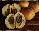 A picture of step 7 of Black Sesame Anpan Flavoured with Brown Sugar (Bread Rolls Filled with Beans Paste).