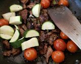 A picture of step 8 of My Italian Blend, Beef & Veg & Pasta Bows. 😁.