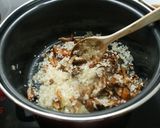 A picture of step 5 of Northern Italy Risotto with Porcini Mushrooms.