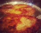 A picture of step 5 of Chicken Schnitzel.