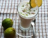 A picture of step 3 of Gondhoraj Ghol (Bengali Style Kaffir Lime Buttermilk).