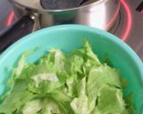 A picture of step 3 of Easy Lettuce Soup.