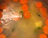 Foto langkah ke 5 dari resep Sup Ikan Salmon Jepang (Sanpeijiru, Sop Ikan Khas Hokkaido).