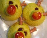 A picture of step 16 of Merry Christmas! Red Nosed Reindeer Steamed Meat Buns.