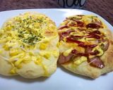 A picture of step 5 of Savory Bread Made with Pancake Mix.
