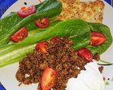 Low Carb tortillalepény (gluténmentes) darált marhahússal - LC recept fázis 4 fotója