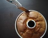 A picture of step 2 of My Way to Remove a Chiffon Cake From the Pan.