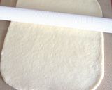 A picture of step 4 of Twisted Soy Milk Bread with Amanatto (Candied Beans) and Green Tea.