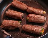A picture of step 6 of Healthy Beef and Vegetable Rolls.