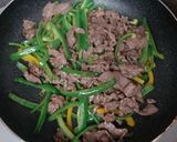 A picture of step 5 of My Mother's Chinjao Rosu with Green Pepper.