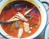 รูปขั้นตอนการทำที่ 6 ของ ขนมจีนน้ำยาไก่
