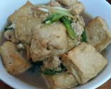 Foto langkah ke 4 dari resep Tahu Cah Udang Cincang.