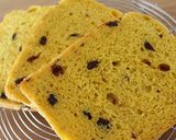 A picture of step 4 of Raisin Bread with 50% Kabocha Squash.