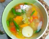 Foto langkah ke 4 dari resep SupTelur🐔AyamTersegarTaburIkanPatin PalingLumayan 😇🙏🏻👍🏻🤍.