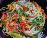 A picture of step 3 of Peperonata.