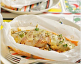 A picture of step 6 of Steamed Cod Slices and Bacon with Tomato Sauce.