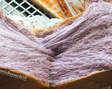 Foto langkah ke 7 dari resep Killer Toast Hokkaido Milk Taro (bubuk Ubi Ungu) Super SOFT.