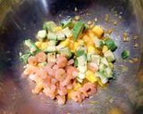 A picture of step 3 of Caribbean Shrimp, Mango, and Avocado Salad.