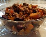 A picture of step 3 of Roasted sweet pot and beet salad.