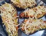 Une image de l'étape 7 de Barquette d'aubergines et de poivrons rouges.