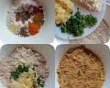 A picture of step 2 of Paneer Potato Masala Thepla.